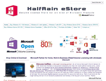 Tablet Screenshot of halfrain.com
